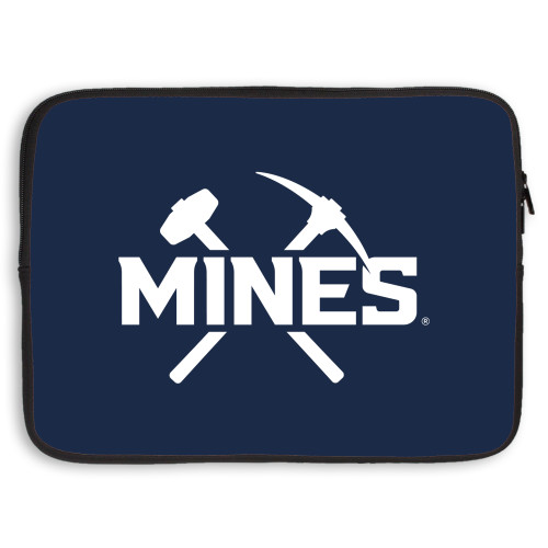  15 inch Neoprene Laptop Sleeve - Colorado School of Mines Athletic Lockup