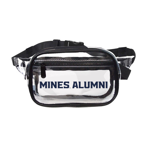  Clear Fanny Pack - Mines Alumni Flat