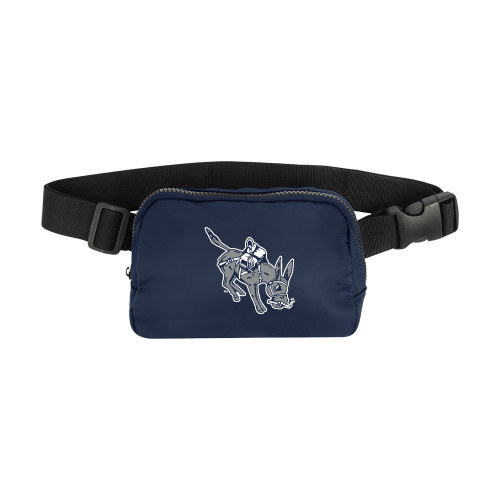  Anywhere Navy Belt Bag - Colorado School of Mines Blaster the Burro Mascot