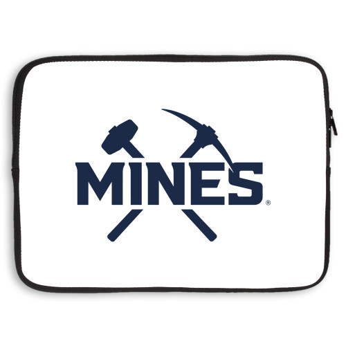  10 inch Neoprene iPad/Tablet Sleeve - Colorado School of Mines Athletic Lockup