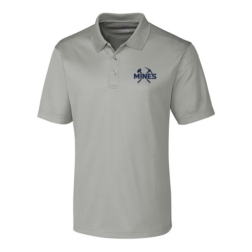  C&B Silver Clique Ice Pique Polo - Colorado School of Mines Athletic Lockup