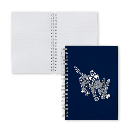  Clear 7 x 10 Spiral Journal Notebook - Colorado School of Mines Blaster the Burro Mascot