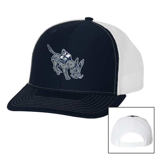  Richardson Navy/White Trucker Hat - Colorado School of Mines Blaster the Burro Mascot