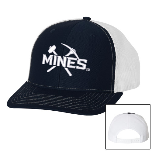  Richardson Navy/White Trucker Hat - Colorado School of Mines Athletic Lockup