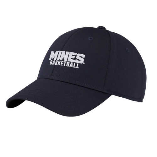  Callaway Performance Navy Front Crest Hat - Mines Basketball Stacked