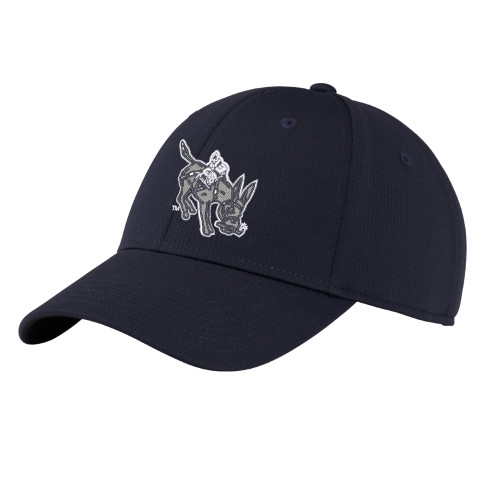  Callaway Performance Navy Front Crest Hat - Colorado School of Mines Blaster the Burro Mascot