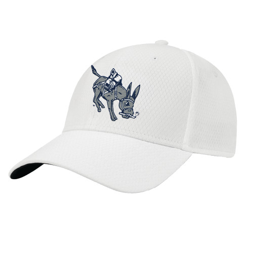  Callaway Performance White Front Crest Hat - Colorado School of Mines Blaster the Burro Mascot