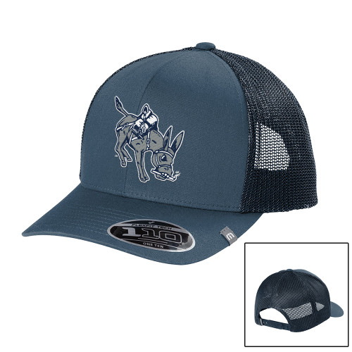  TravisMathew Navy Trucker Cap - Colorado School of Mines Blaster the Burro Mascot