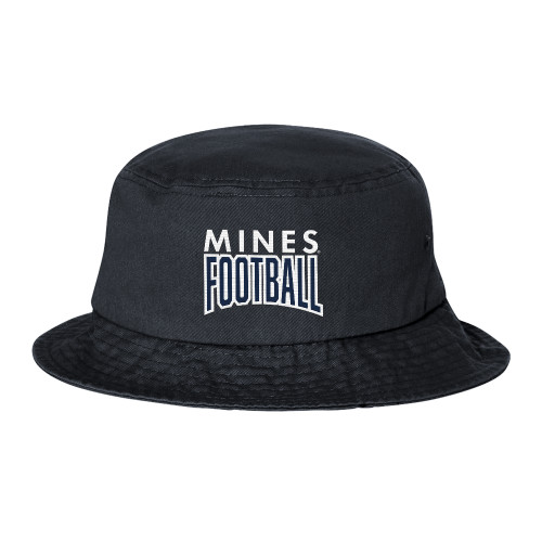  Sportsman Black Bucket Hat - Colorado School of Mines Football