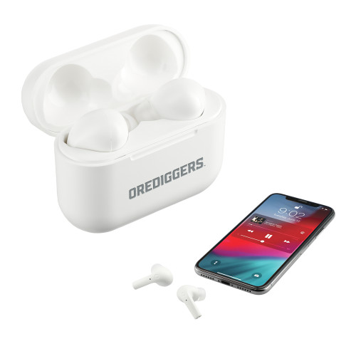  Braavos Pro True Wireless Auto Pair Earbuds - Colorado School of Mines Orediggers Wordmark Engraved