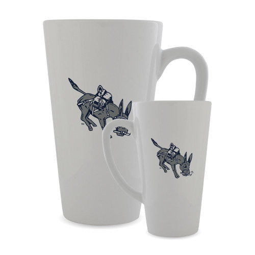  Full Color Latte Mug 17oz - Colorado School of Mines Blaster the Burro Mascot