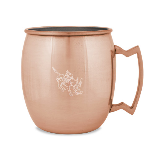  Copper Mug 16oz - Colorado School of Mines Blaster the Burro Mascot Engraved