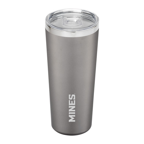  Thor Vacuum Insulated Grey Tumbler 22oz - Mines Wordmark Engraved