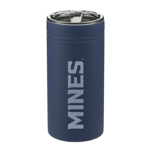  Sherpa Vacuum Navy Tumbler & Insulator 11oz - Mines Wordmark Engraved