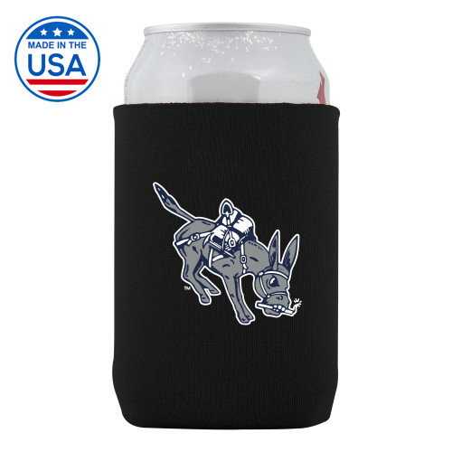  Neoprene Black Can Holder - Colorado School of Mines Blaster the Burro Mascot