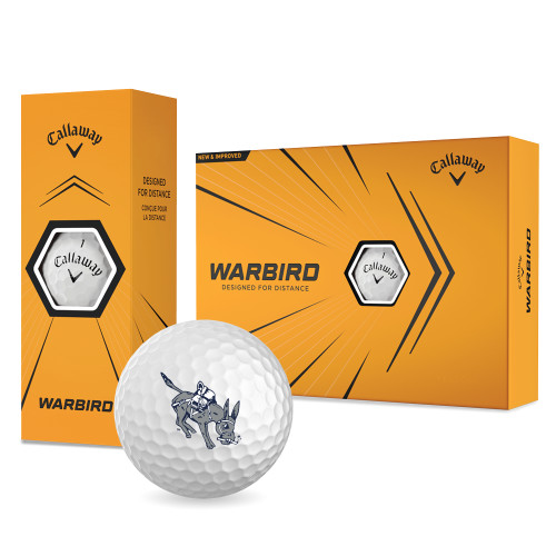  Callaway Warbird Golf Balls 12/pkg - Colorado School of Mines Blaster the Burro Mascot