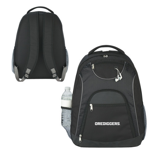  The Ultimate Black Computer Backpack - Colorado School of Mines Orediggers Wordmark