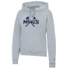 Thumbnail image for  Champion Womens Oxford Grey Powerblend Pullover Hood