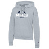 Thumbnail image for  Champion Womens Oxford Grey Powerblend Pullover Hood