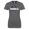 Thumbnail image for  Next Level Womens Charcoal Boyfriend Tee