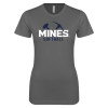 Thumbnail image for  Next Level Womens Charcoal Boyfriend Tee