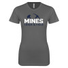 Thumbnail image for  Next Level Womens Charcoal Boyfriend Tee