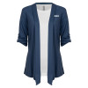 Thumbnail image for  Womens Navy Drape Front Cardigan Sweater 