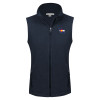 Thumbnail image for  Womens Navy Fleece Full Zip Vest