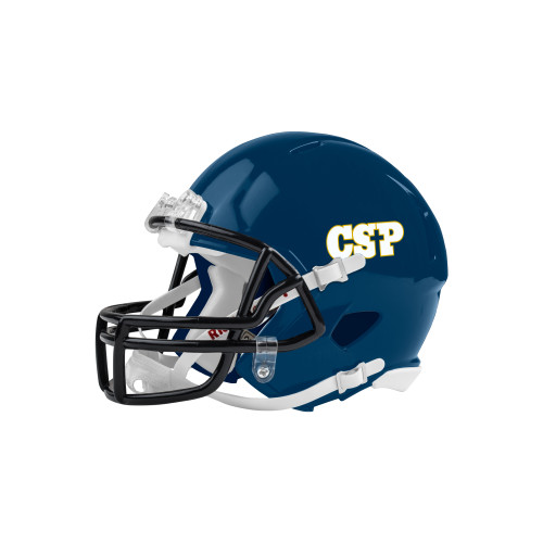  Riddell Replica Navy Mini Helmet - CSP Wordmark