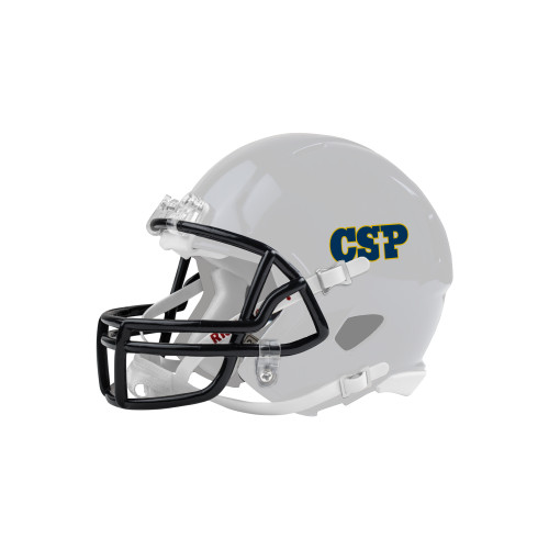  Riddell Replica White Mini Helmet - CSP Wordmark