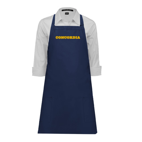  Full Length Navy Apron - Concordia Wordmark