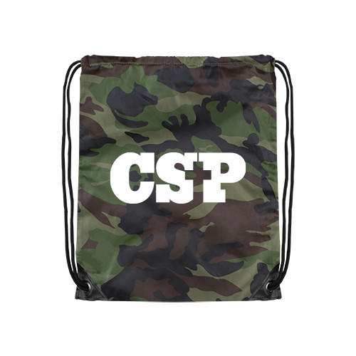  Camo Drawstring Backpack - Primary Mark