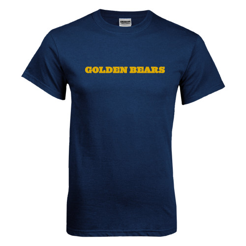  Navy T Shirt - Golden Bears Wordmark