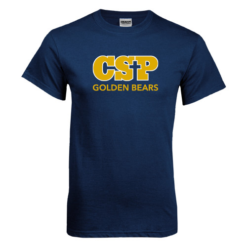  Navy T Shirt - CSP Golden Bears Stacked