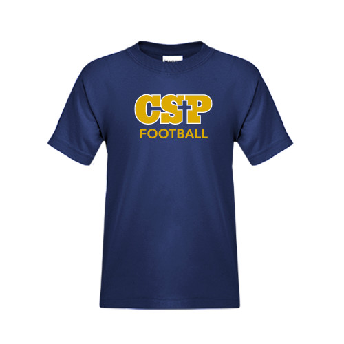  Youth Navy T Shirt - Football