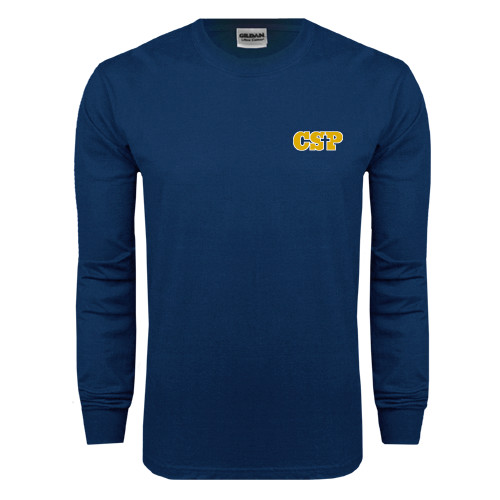  Navy Long Sleeve T-Shirt - Primary Mark