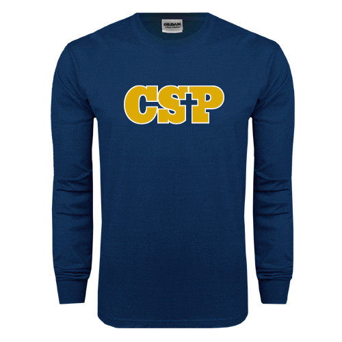  Navy Long Sleeve T-Shirt - Primary Mark