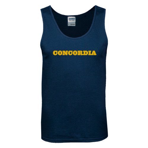  Navy Tank Top - Concordia Wordmark