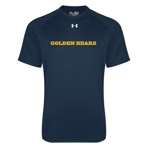  Under Armour Navy Tech Tee - Golden Bears Wordmark