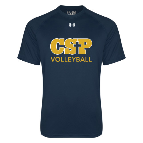  Under Armour Navy Tech Tee - Volleyball