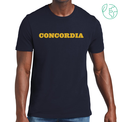  Allmade Navy Organic Cotton Tee - Concordia Wordmark