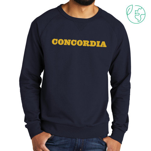  Allmade Navy Organic French Terry Crewneck Sweatshirt - Primary Mark