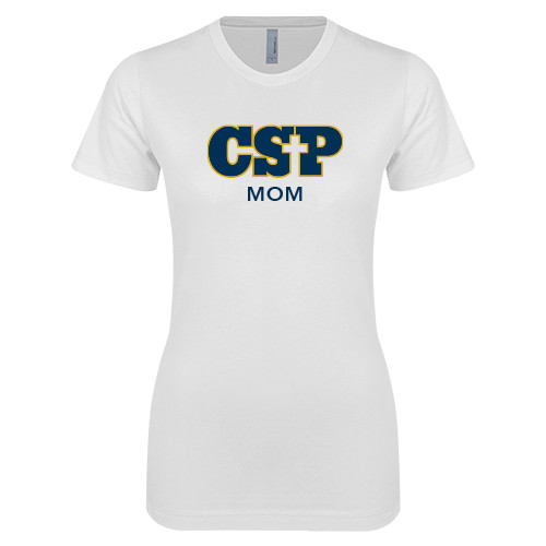 Main Image for  Next Level Womens White Boyfriend Tee