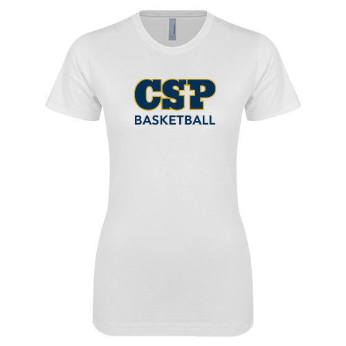 Main Image for  Next Level Womens White Boyfriend Tee