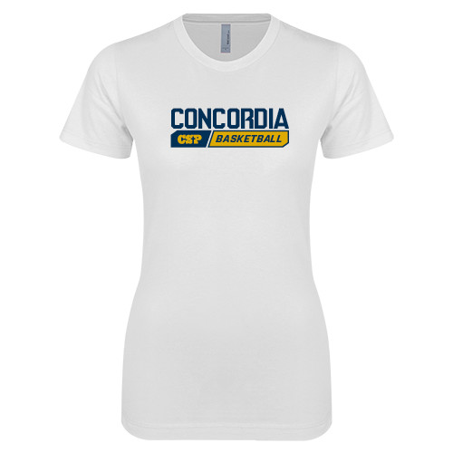 Main Image for  Next Level Womens White Boyfriend Tee