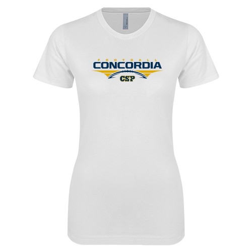 Main Image for  Next Level Womens White Boyfriend Tee