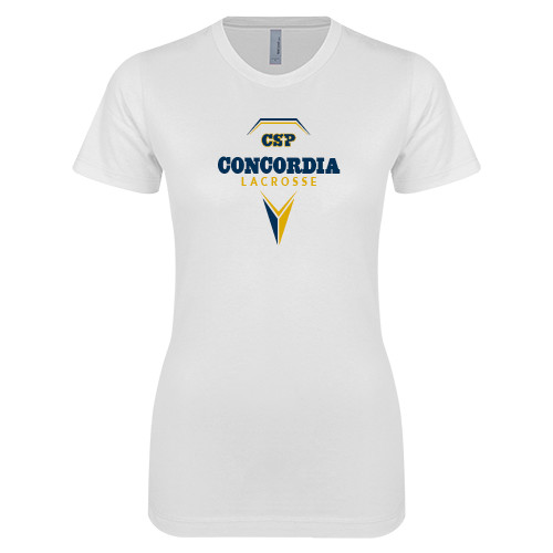 Main Image for  Next Level Womens White Boyfriend Tee