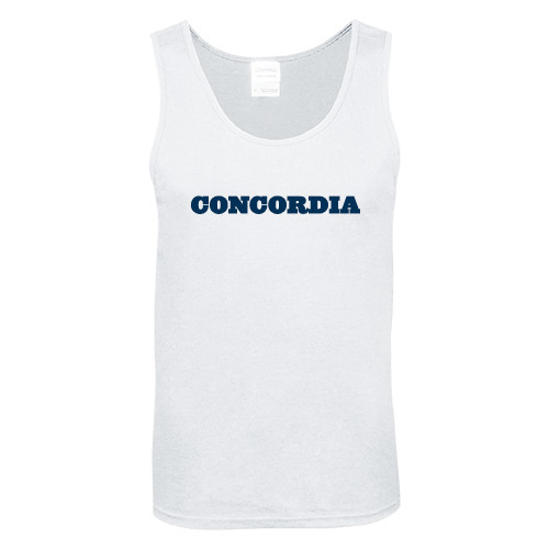  White Tank Top - Concordia Wordmark