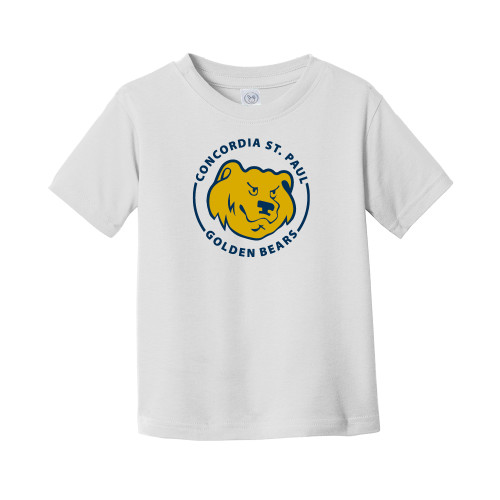  Toddler White T Shirt - Concordia St. Paul Golden Bears Badge