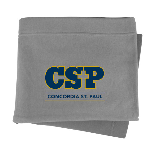  Grey Sweatshirt Blanket - CSP Concordia St. Paul Stacked